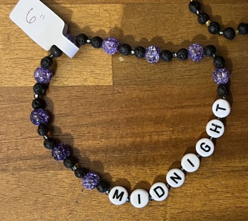 Taylor Swift MIDNIGHT Bracelet, 6" long