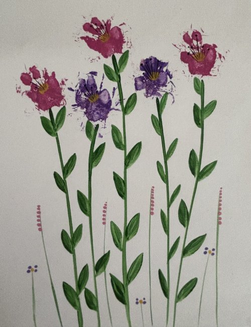 Paw Print Art by Stella