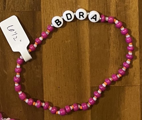 BDRA Bracelet, 6.5" long